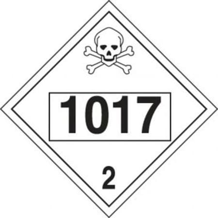 Accuform 4DIGIT DOT PLACARDS HAZARD CLASS 2 MPL725CT100 MPL725CT100